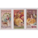 Trade cards, USA, Runkel Brothers, three different advertising cards, late 1800's (gd/vg) (3)