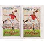 Tobacco issue, Player's, Fixture Cards, 1946/7, two cards, one for London Clubs inc. Arsenal,