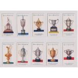 Cigarette cards, Pattreiouex, Sports Trophies (set, 50 cards) (two with small stains to backs, gen