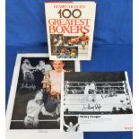 Boxing autographs, Henry Cooper collection, book 'Henry Cooper's 100 Greatest Boxers', signed to