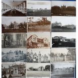 Postcards, Hospitals, a collection of 50+ UK cards, mainly RP's inc. external/interior views inc.