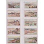 Cigarette cards, Wills, Seaside Resorts (mixed backs) (set, 50 cards) (fair/gd)