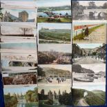 Postcards, Wales, a collection of approx. 200 cards, mostly printed, various locations inc. Deganwy,