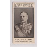 Cigarette card, Webb & Rassell, War Portraits, type card, no 19, Gen Sir Douglas Haig (vg) (1)