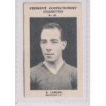 Trade card, Crescent Confectionery, Sportsmen, Football, type card, no 49, H. Lawson, Brentford (gd)
