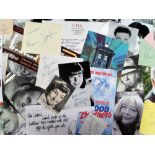 Entertainment , Signatures, 110+ signatures of stars of screen and stage, many on photographs, to
