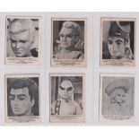 Trade cards, Somportex, Thunderbirds, (b/w) 'L' size (set, 72 cards) (fair/gd)