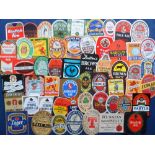 Beer labels, a mixed selection of approx. 50 labels, various brewers, shapes and sizes, (a few