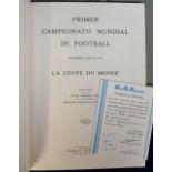 Football, World Cup, Uruguay, 1930, Limited edition reprint of the 1930 World Cup Final brochure,