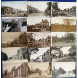 Postcards, Surrey, a good comprehensive collection of approx. 55 cards of London Rd Camberley Surrey