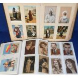 Ephemera, a large mixed collection of 48 photo's, approx. 5.5" x 4" of 19th century actors and