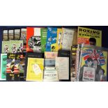 Sport, extensive collection of programmes, magazines, booklets, photos etc, 1930s onwards, many