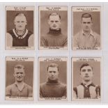 Trade cards, British Chewing Sweets (Oh Boy Gum), Footballers, 6 cards, Blair & Morton, both Aston
