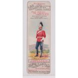 Trade card, Singer, Bookmark, Military Uniforms, type card, Corporal, 1st Royal Dragoons (some