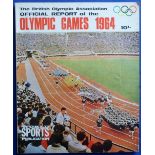 Olympics, Tokyo 1964, British Olympics soft back report from the games, 104 pages with results and