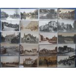 Postcards, a collection of approx. 75 cards of Gloucestershire with RP's of Tockington, Willersay,