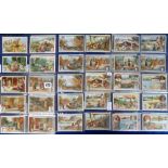 Trade cards, Liebig, a collection of 12 sets, French language issues, S797, S798, S800, S815,