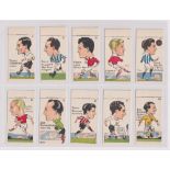 Trade cards, Sunday Empire News, Famous Footballers of Today (Durling) (set, 48 cards, all with