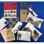 World Coins, to include 3 LSD Coin Sets QEII, assorted world coins, 4 modern crowns, and a