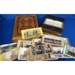 Victorian Stereoscopic Cards and Albums, 50 UK and foreign views and social history, subjects