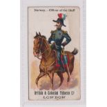 Cigarette card, British & Colonial Tobacco Co, Armies of the World, type card, Norway-Officer of the