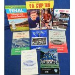 Football, Leicester City FAC Final selection , 1961 v Tottenham, programme & club booklet, 1963 v