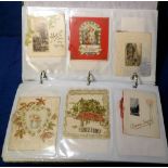 Greetings Cards, 130 early 20thC greetings cards to include die cut, embossed, deckle edged,