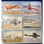 Postcards, Aviation, a selection of artist-signed, inc. Bannister (53), Flying Boats, Civil &