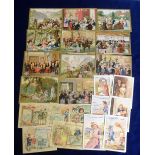 Trade cards, Huntley & Palmers, 3 sets, Children at Leisure & Play (White border, 12 cards),