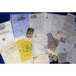 Ephemera, Agriculture to include billheads, advertisements, tickets, pickers tokens, Sutton's