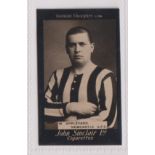 Cigarette card, John Sinclair, Football Favourites, type card, no 74, W. Appleyard, Newcastle U.F.C.