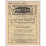 Football programme, Preston NE Reserves v Everton Reserves, 5 March 1932, Central League (vg) (1)