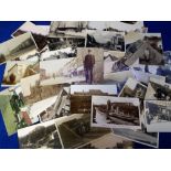 Postcards, a mixed UK topographical selection of approx. 50 cards with good RP's of Manor Rd