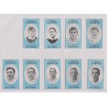 Cigarette cards, Cope's, Noted Footballers (Clips, 500 subjects), 18 cards, Leeds (9), nos 166-
