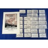Trade cards, South Africa, Carr's Biscuits, Wildlife of South Africa (set, 36 cards with special