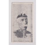 Cigarette card, Sweet Alva, Boer War Celebrities, JASAS, type card, Gen. Talbot Cloke (some slight