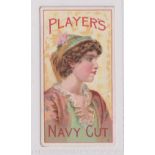 Cigarette card, Player's, Advertisement card, ref H338, picture no, beauty with advert for 'Player's