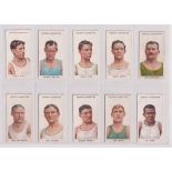 Cigarette cards, Ogden's, three sets, Pugilists & Wrestlers 'A' series (50 cards, fair/gd),