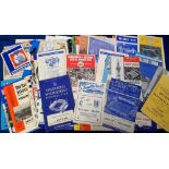 Football programmes, 1960s selection, approx. 100, mostly league and cup, many different clubs to