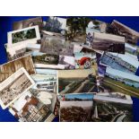 Postcards, a box of approx. 1100 UK cards published by Valentines, from various series, arranged