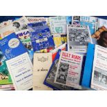 Football programmes, a collection of approx. 200 friendlies & testimonial match programmes, 1960's