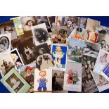 Postcards, Children, a collection of approx. 100 cards inc. RP's, artist-drawn, greetings, comic etc