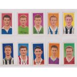 Trade cards, Barratt's, Famous Footballers A8 (set, 50 cards) (gd/vg)