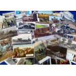Postcards, a mixed selection of approx. 400 cards, mostly vintage, RP's & printed inc. greetings,
