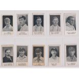 Trade cards, Barratt's, Cricketers, Footballers & Football Teams, 29 cards, all cricket subjects,