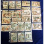 Trade cards, Liebig, a collection of 5 scarce Dutch language sets, S403 A Journey Round the World,