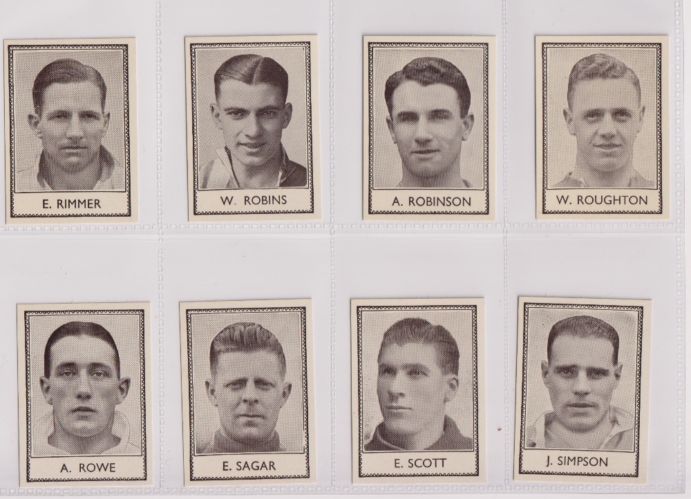 Trade cards, Barratt's, Famous Footballers (Numbered), 1937, ref HB35-C (set, 110 cards) (vg) - Image 13 of 15