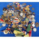 Medals, Medallions and Scouting Badges, approx. 185 items to include QV reign medallions, boxing,