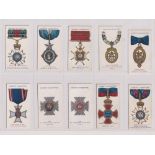 Cigarette cards, Ogden's, three sets, Orders of Chivalry (50 cards, gd), Air-Raid Precautions (50