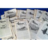 The Aeroplane Spotter Magazines, 1941 - 1943 numbers 1-77 (missing nos 2 and 72) plus no. 101 (